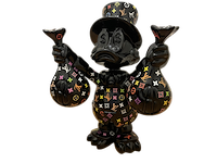 Dagobert duck beeld, lior24, 2025 - afbeelding 3 van  6