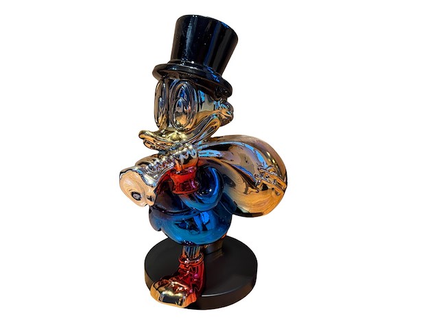 Dagobert duck beeld, lior24, blauw - afbeelding 1 van  6