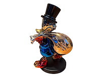 Dagobert duck beeld, lior24, blauw - afbeelding 2 van  6