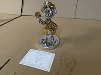 Dagobert duck beeld, lior24, goud / zilver - afbeelding 7 van  7