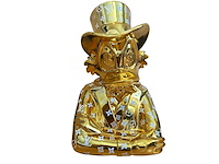 Dagobert duck beeld, lior24, goud - afbeelding 1 van  4