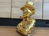 Dagobert duck beeld, lior24, goud - afbeelding 2 van  4