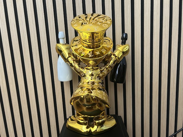 Dagobert duck beeld, lior24, goud - afbeelding 3 van  6