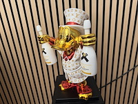 Dagobert duck beeld, lior24, goud/wit/rood - afbeelding 2 van  6