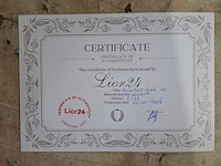 Dagobert duck beeld, lior24, goud/wit/rood - afbeelding 5 van  6
