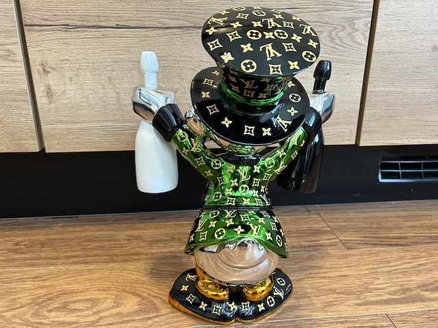 Dagobert duck beeld, lior24, groen - afbeelding 4 van  5