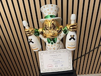 Dagobert duck beeld, lior24, groen/wit/goud - afbeelding 4 van  6