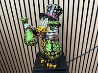 Dagobert duck beeld, lior24, paars/groen/zwart/goud - afbeelding 2 van  6