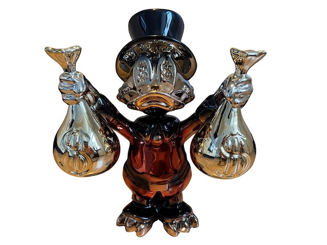 Dagobert duck beeld lior24, rood - afbeelding 1 van  4