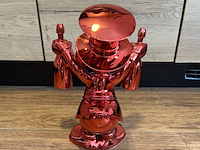 Dagobert duck beeld, lior24, rood - afbeelding 3 van  4