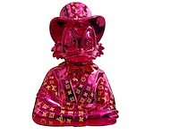 Dagobert duck beeld, lior24, roze - afbeelding 1 van  2