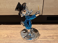 Dagobert duck beeld, lior24, zilver/blauw - afbeelding 6 van  7