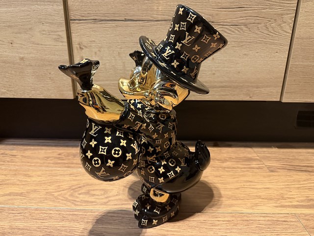 Dagobert duck beeld, lior24, zwart - afbeelding 5 van  9