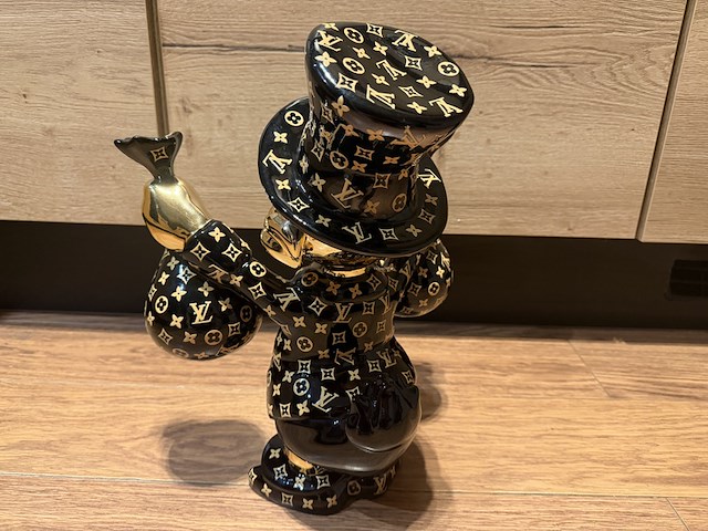 Dagobert duck beeld, lior24, zwart - afbeelding 6 van  9