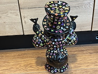 Dagobert duck beeld, lior24, zwart - afbeelding 3 van  4