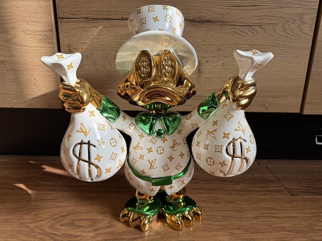 Dagobert duck beeld, lior24 - afbeelding 2 van  6