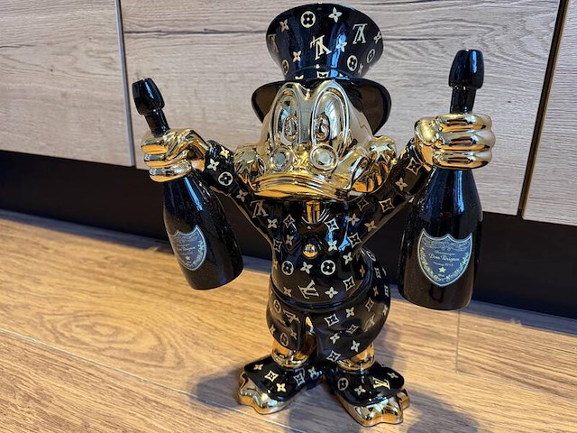 Dagobert duck dom pérignon lior24, zwart - afbeelding 3 van  8