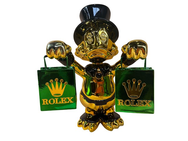 Dagobert duck, lior24, goud / zwart / groen - afbeelding 1 van  4