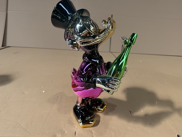 Dagobert duck, lior24, zwart / goud / paars en groen - afbeelding 2 van  5