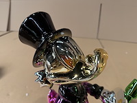 Dagobert duck, lior24, zwart / goud / paars en groen - afbeelding 3 van  5