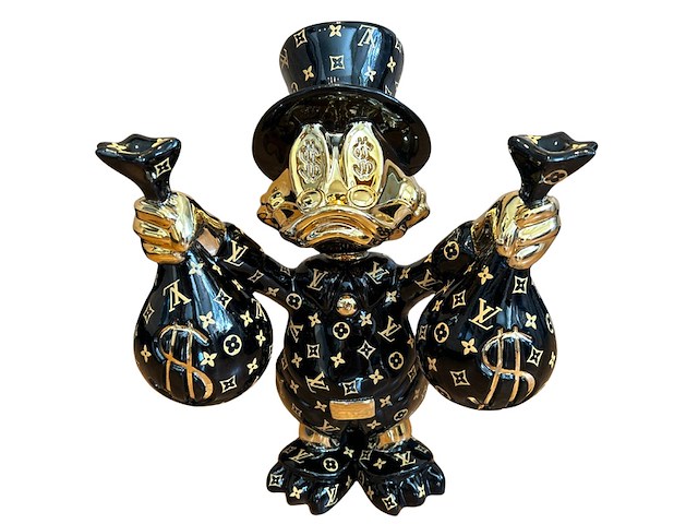 Dagobert duck, lior24, zwart - afbeelding 1 van  4