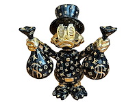 Dagobert duck, lior24, zwart - afbeelding 1 van  4