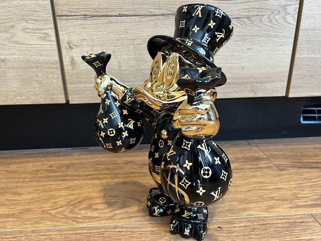 Dagobert duck, lior24, zwart - afbeelding 2 van  4