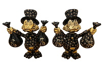 Dagobert duck louis vuitton sculptuur (2x) - afbeelding 1 van  4