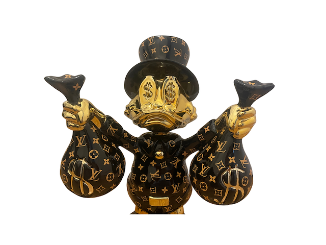 Dagobert duck pop art beeld, lior24 - afbeelding 3 van  6