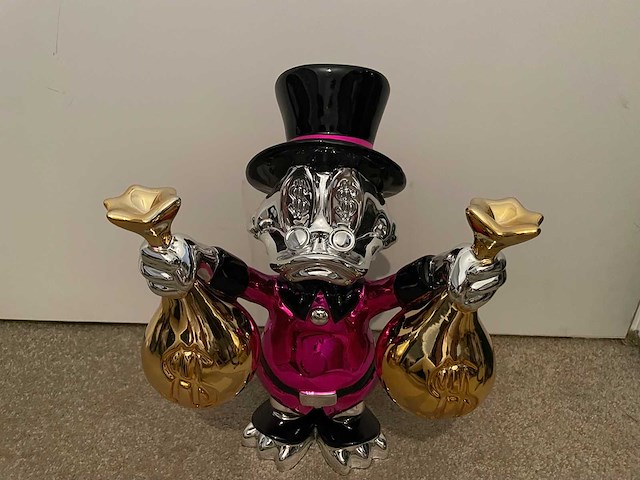 Dagobert duck pop art beeld - afbeelding 3 van  8