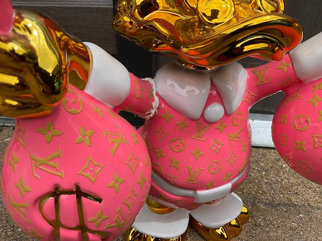Dagobert duck sculptuur (2x) - afbeelding 4 van  12