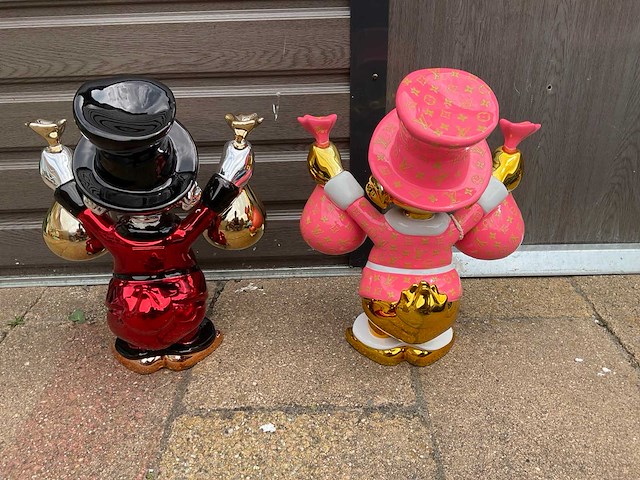Dagobert duck sculptuur (2x) - afbeelding 8 van  12