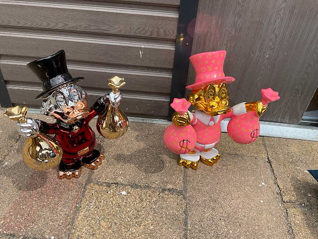 Dagobert duck sculptuur (2x) - afbeelding 9 van  12