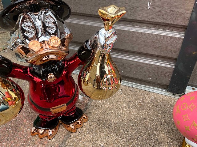 Dagobert duck sculptuur (2x) - afbeelding 12 van  12