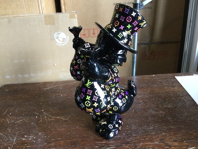Dagobert duck sculptuur, lior 24 - afbeelding 5 van  5