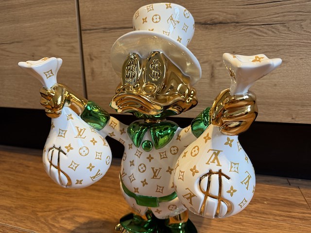 Dagobert duck sculptuur lior24 - afbeelding 3 van  6