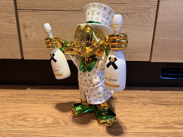 Dagobert duck sculptuur lior24 - afbeelding 4 van  4