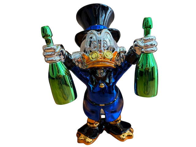 Dagobert duck sculptuur lior24 - afbeelding 1 van  4