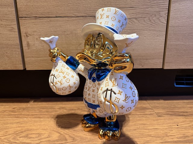 Dagobert duck sculptuur, lior24 - afbeelding 3 van  4