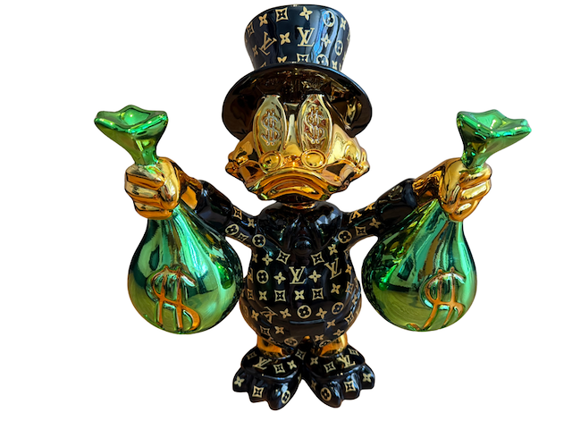Dagobert duck sculptuur special edition lior24 - afbeelding 1 van  3
