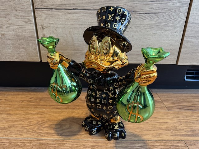 Dagobert duck sculptuur special edition lior24 - afbeelding 2 van  3