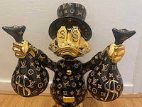 Dagobert duck sculptuur - afbeelding 4 van  5