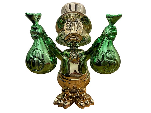 Dagobert duck sculptuur - afbeelding 6 van  12