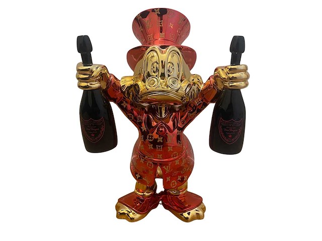 Dagobert duck sculptuur - afbeelding 1 van  7