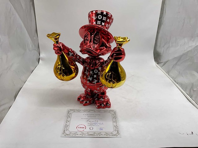 Dagobert duck sculptuur - afbeelding 2 van  7