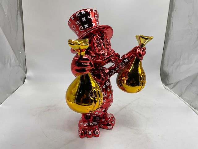 Dagobert duck sculptuur - afbeelding 5 van  7