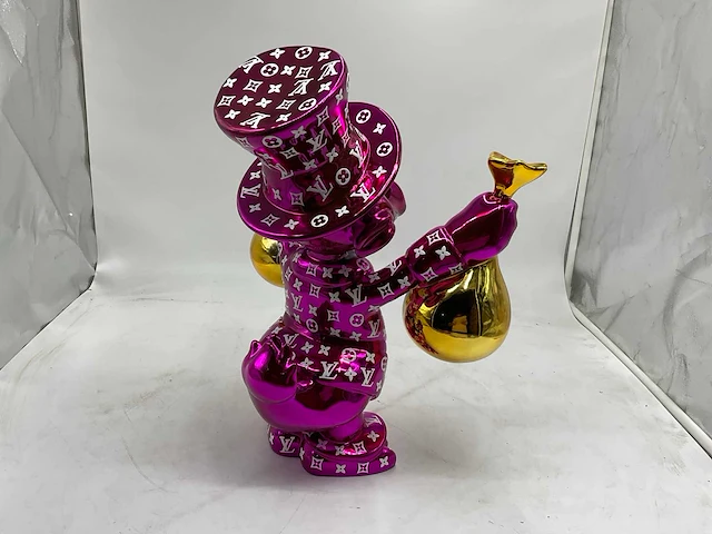 Dagobert duck sculptuur - afbeelding 10 van  12