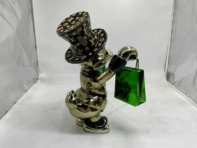 Dagobert duck sculptuur - afbeelding 8 van  8