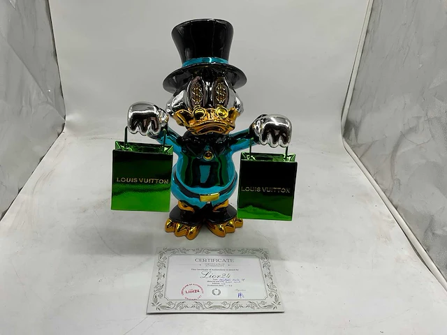Dagobert duck sculptuur - afbeelding 5 van  11