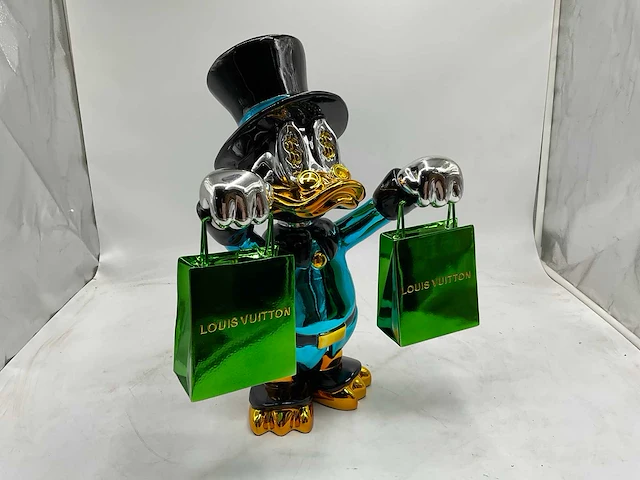 Dagobert duck sculptuur - afbeelding 7 van  11